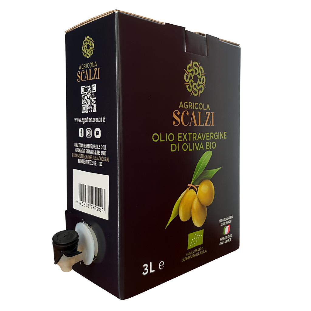 Olio d'oliva biologico bag in box