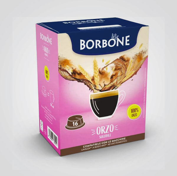 Caffè Borbone Orzo capsule compatibili A Modo Mio 16 capsule