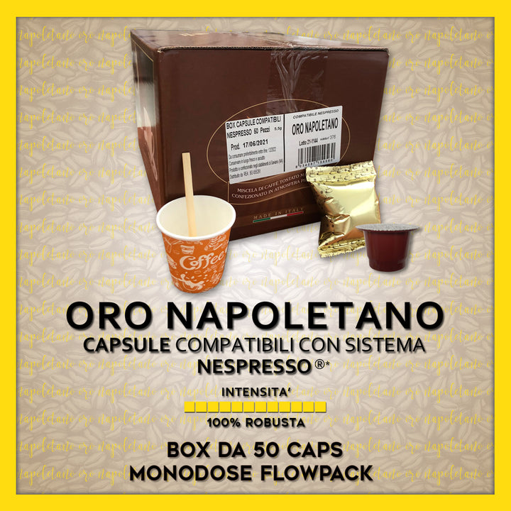 Neapolitan Gold Nespresso Compatible* 50 Caps