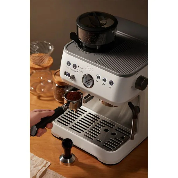 Macchina da caffè espresso Solis Grind & Infuse Perfetta – Bianca