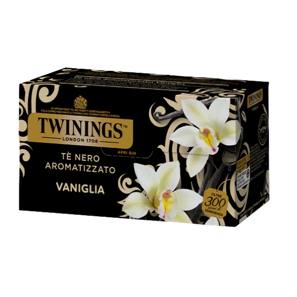 Tè nero aromatizzato Vaniglia 25 filtri