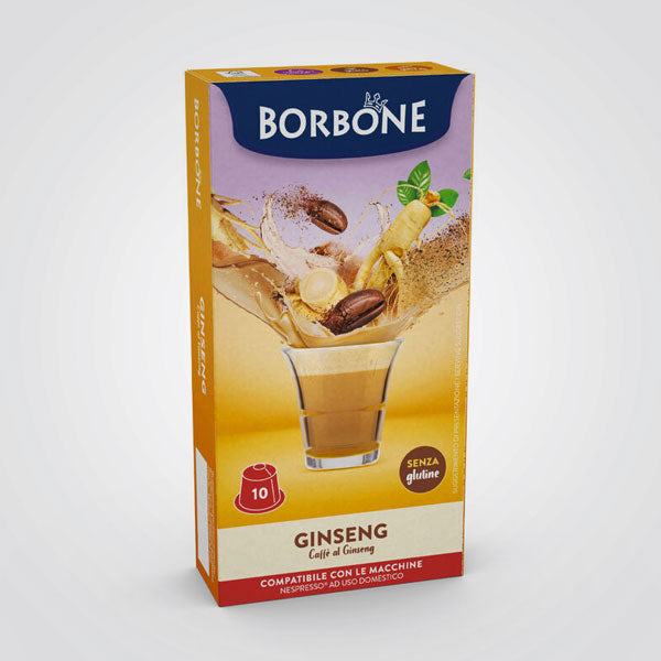 Caffè Borbone Ginseng Kaffee Kapseln - Nespresso kompatibel (10 Kapseln)