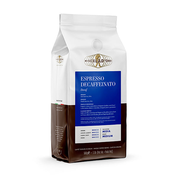 Caffè in grani Espresso Decaffeinato