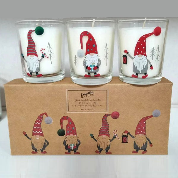 Bougies parfumées de Noël Les Elfes d'Essentia