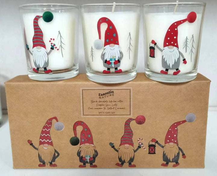 Bougies parfumées de Noël Les Elfes d'Essentia