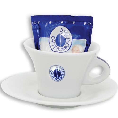 Cappuccinotassen + Caffè Borbone Untertasse 6-tlg