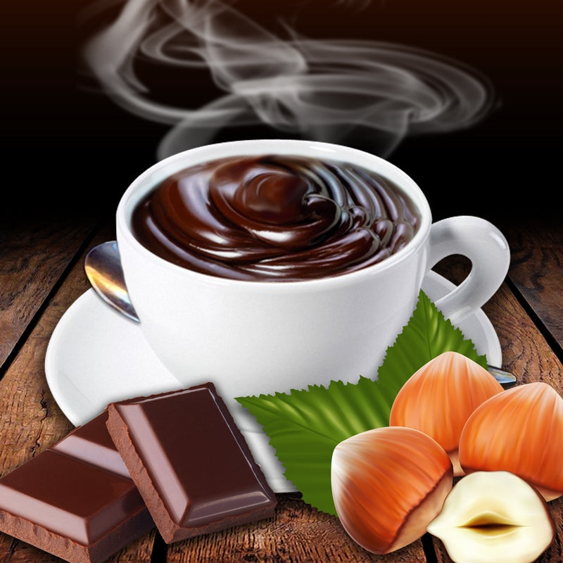 Hazelnut chocolate with grains in 32g single portions