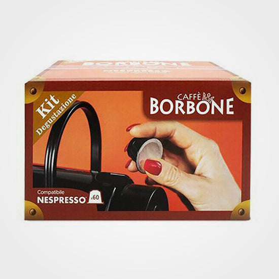Caffè Borbone capsule Respresso Nespresso * compatibili Kit Degustazione 60 cps