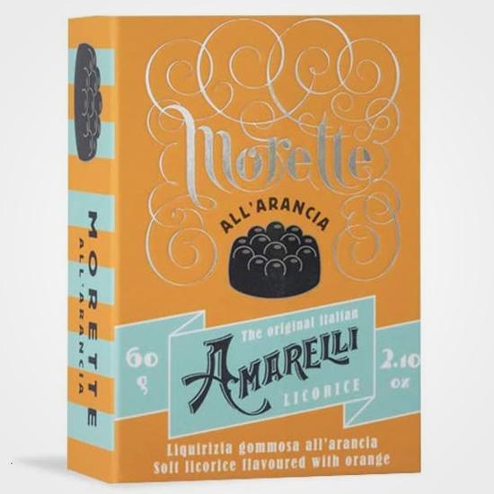Liquirizia all'arancia Morette Amarelli 60 gr