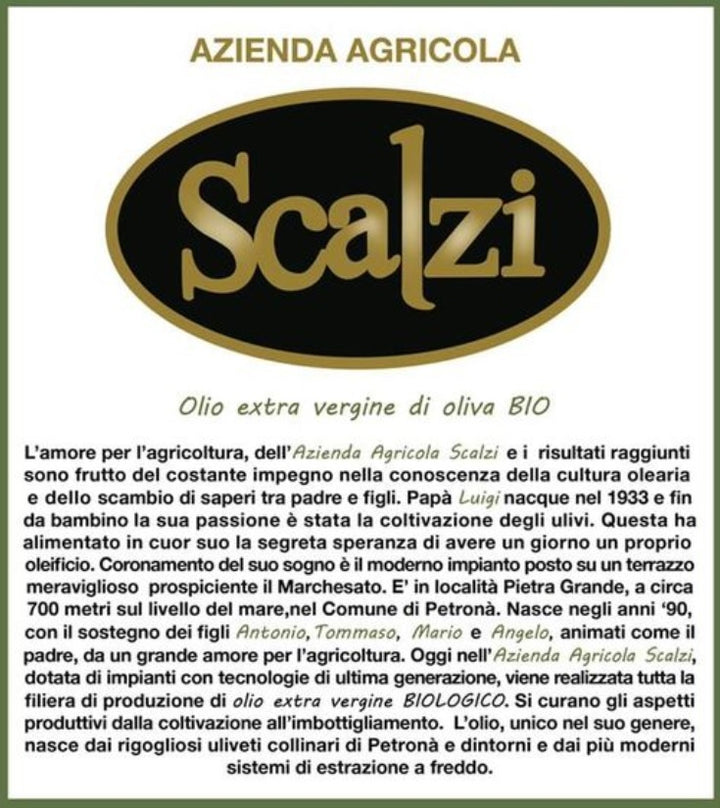 Olio Extravergine di oliva BIO 3L