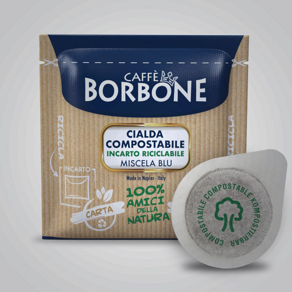 Caffè Borbone Compostable ESE Coffee Pods 44mm - Blu Blend