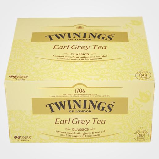 Té nero Earl Grey Classic 50 filtri