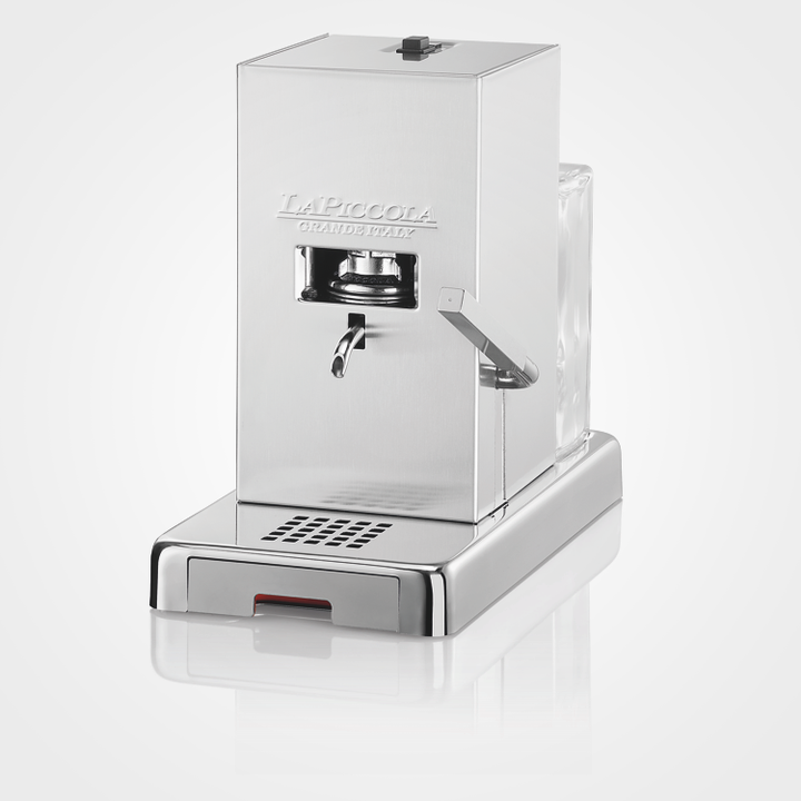 Macchina da caffè cialde la Piccola Acciao Satinata